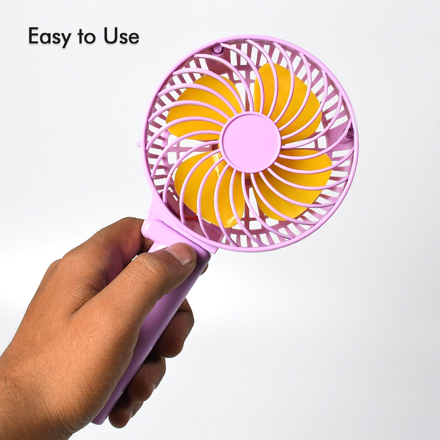 7604 Portable Mini handy Fan & Personal Table Fan | Rechargeable Battery Operated Fan Suitable for Kids, Women, Makeup Artist, Home Office DeoDap 7604 Portable Mini handy Fan & Personal Table Fan | Rechargeable Battery Operated Fan Suitable for Kids, Women, Makeup Artist, Home Office DeoDap